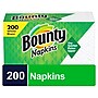 Bounty Quilted Napkin, 1-ply, White, 200 Napkins/Pack (34885.)~#|#~0496FA15-F640-4874-B798A5DDD796A702_sc7