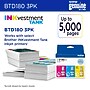 Brother BTD180 Cyan/Magenta/Yellow High Yield Ink Cartridge Refill, Prints Up to 5,000 Pages~#|#~0499FEF6-0BD8-4A9F-BB58A391F40DEA9A_sc7