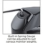 Lorell Adjustable Dual Monitor Mounting Arm, Up to 32" Monitor, Black (LLR99801)~#|#~049B7297-2676-4814-9351F2BC50DCB898_sc7