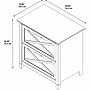 Bush Furniture Key West 2 Drawer Lateral File Cabinet, Bing Cherry (KWF130BC-03)~#|#~04BADEEB-129A-4A08-87ADE2AE815BE07E_sc7