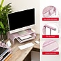 Staples Metal Mesh Monitor Stand, Up to 32" Monitor, Dusty Pink (ST63851)~#|#~04D75828-E4DB-4C6C-8D6BC8022E866528_sc7