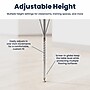 Flash Furniture Wren Kidney Activity Table, 96" x 48", Height Adjustable, White Top/Silver Frame (XUA4896KDWHTA)~#|#~04E9B8DD-2AB1-4141-BCB2C2A425300D2D_sc7