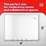 TRU RED™ Magnetic Steel Dry Erase Board, Satin Frame, 4' x 3' (TR61175)~#|#~05033B3E-1D56-4052-AAA1D43254362139_sc7