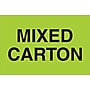 Tape Logic "Mixed Carton" Labels, 2" x 3", Fluorescent Green, 500/Roll (DL1318)~#|#~05086D93-1F4E-4907-A9630E4D1376A224_sc7