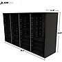 AdirOffice 500 Series 36-Compartment Literature Organizers, 39.3" x 11.8", Black, 2/Pack (500-36-BLK-2PK)~#|#~051CB00F-5782-4355-B537B872E2E72668_sc7