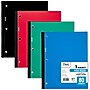 Mead Wireless Neatbook 1-Subject Notebooks, 8" x 10.5", Wide Ruled, 80 Sheets, Each (05222)~#|#~051EA0CC-3B6F-46CB-9ACF5BA653B05794_sc7