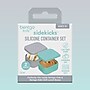 bentgo Sidekicks Kids Snack Containers, Gray/Aqua, 2.6 oz, 2/Pack (BGKDCHSC-YA)~#|#~05241278-6E89-4A7C-8AAA57E58ADCDEAE_sc7