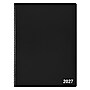 2027 Staples 8" x 11" Weekly & Monthly Planner, Faux Leather Cover, Black (ST21494-27)~#|#~052CA81E-BB67-4ACD-B608086E4D2294D3_sc7