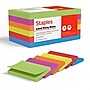 Staples Sticky Notes, 3" x 5", Summer Breeze Collection, Lined, 100 Sheets/Pad, 6 Pads/Pack (ST62870)~#|#~053DE063-0176-4282-8D19A6ABDDFB0187_sc7