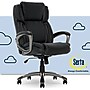 Serta Garret Ergonomic Bonded Leather Swivel Executive Office Chair, Midnight Black (43520A)~#|#~0548BCC2-50F6-4131-999D4518E3942236_sc7