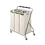 Whitmor 3-Section Rolling Laundry Sorter, Metal, (6640-4794)~#|#~0552BDEE-BFBF-40B7-8AA820D311A7F78A_sc7