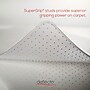 Alera Carpet Chair Mat with Lip, 45" x 53'', Low-Pile, Clear (ALEMAT4553CFPL)~#|#~0566469F-0626-4073-B48A09FE936FF011_sc7