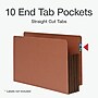 Pendaflex File Pocket, 3 1/2" Expansion, Legal Size, Brown, 10/Box (1007049)~#|#~057BD297-3979-4E01-9B80941BB2921631_sc7