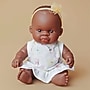 Miniland My Friends & Me Vinyl African Girl Baby Doll, 8.25", Multicolored (MLE33003)~#|#~058DD4A4-7A7C-4874-85941E2CC809A4C1_sc7