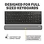 Fellowes Breyta Silicone Keyboard Wrist Rest, Gray (100145416)~#|#~05928173-8BCD-4777-A1511D314AC74341_sc7