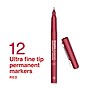 Staples Permanent Markers, Ultra Fine Tip, Red, 12 Pack – Duramark Precision Markers for Detailed Writing & Labeling~#|#~05981343-1B01-4062-98B6F1880E4A359B_sc7