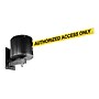 Queue Solutions WallPro 750 Wall-Mountable 75' Retractable Belt Barrier, AUTHORIZED ACCESS ONLY, Yellow/Black (WP750B0YBA75)~#|#~05AF35A6-1EB6-4B2D-8DF300A2A177DBFF_sc7
