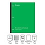 Staples Wireless 1-Subject Notebook, 8.5" x 11", Graph Ruled, 80 Sheets, Green (ST58384C)~#|#~05C3CD31-9F79-4541-995D32B1DF7D72A5_sc7