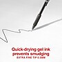 Staples ProGel™ Retractable Gel Pen, Extra Fine Point, 0.5mm, Black Ink, 5/Pack (ST63012M)~#|#~05CB717A-FA8D-4B52-85EE9433222BC9BF_sc7