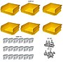 Triton Products 10-7/8" L x 11" W x 5" H LocBin Storage Bin With BinClip, Yellow, 6/CT (BK-235)~#|#~05F214FA-5927-4008-88F14F1D154B2205_sc7