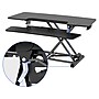FlexiSpot M7 Series 40"W Manual Rectangular Adjustable Standing Desk Converter, Black (M7-E-40B)~#|#~05F38E99-AD24-409C-B01D5300D9EE64C6_sc7