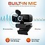 Delton C24 HD 1920 x 1080p WebCam Bundle, Monitor Mounted, Black (DWC24BD1)~#|#~05FD8D1F-2E4A-40E8-B51F2AC98C2C554D_sc7