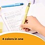 BIC 4 Color Retractable Ballpoint Pen, Medium Point, 1.0mm, Assorted Ink, Dozen (MMAP3-AST)~#|#~0607AFFB-5BFA-42B9-B03F7F64142D4DFB_sc7