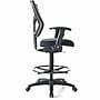 Lorell Contemporary Fabric Full Back Industrial/Shop Stool, Black (LLR62021)~#|#~06304665-E126-408C-9ADB26CC489705FB_sc7