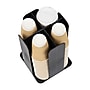 Mind Reader 4-Compartment Cup and Lid Carousel Coffee Countertop Organizer, Black (CDISP-BLK)~#|#~063A8EF3-B218-4280-B3439615EFB517CA_sc7