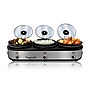 MegaChef Triple 2.5 Quart Slow Cooker, Brushed Silver (938109458M)~#|#~0669F007-93FC-4A1F-A3B0E9415556315A_sc7