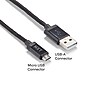 NXT Technologies 4 Ft. Braided USB-A to Micro-USB Charging Cable for Samsung/Android, Black (NX54334)~#|#~06818037-99DD-47E1-9B5EF4539D4D5CC5_sc7