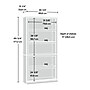 Sauder Select 70"H 5-Shelf Bookcase, Laurel Oak (434823)~#|#~068430F3-E312-47C1-96E6FDB4606C9F61_sc7