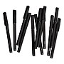 U Brands Catalina Soft Touch Porous Point Pen, Stick, Fine 0.7 mm, Black Ink, Black Barrel, Dozen~#|#~06987D9F-C409-46C9-9551527975C61D33_sc7