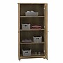 Bush Furniture Cabot 61"H Storage Cabinet with 4 Shelves, Reclaimed Pine (WC31599)~#|#~06A7FB2B-097A-441A-A23F2D17F6491544_sc7