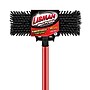 Libman 13.5" Polymer Industrial Heavy-Duty Floor Scrub, Black/Red, 4/Pack (1576)~#|#~06B13E88-C611-42E7-818C98C433D1F13D_sc7