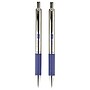Zebra F-402 Retractable Ballpoint Pen, Fine Point, 0.7mm, Blue Ink, 2 Pack  (29222)~#|#~06B3444E-3B6F-42FB-BE222EE8CB51BACA_sc7