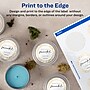 Avery Print-to-the-Edge Laser/Inkjet Round Labels, 2 1/2" Dia, Glossy White, 90 Labels/Pack (22830)~#|#~06C7869D-85F7-4416-9B977D596EC77C11_sc7