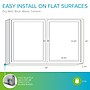 Ghent Vinyl Enclosed Bulletin Board, Aluminum Frame, 4' x 3' (PA23648VX-185)~#|#~06C969D9-7E1C-43B1-AB8FF42A02108AD6_sc7