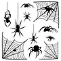 Beistle Halloween Spider & Spider Web Silhouette Clings, 6/Pack (00488)~#|#~06CC0B28-B84F-4674-935F3695544347E0_sc7