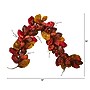 Nearly Natural 6' Autumn Magnolia Leaf with Berries Artificial Garland (4495)~#|#~06D20C78-5C2C-4B67-935F9D4F3989792F_sc7