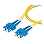 StarTech 1m (3.3ft) SC to SC (UPC) Duplex OS2 Single Mode Fiber Optic Cable, 9/125, Yellow (SMDOS2SCSC1M)~#|#~06DDB370-AEA2-4E23-A7E5290A0042E1D4_sc7