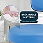 Viva Comfort Armless Vinyl Medical and Lab Stool with Lumbar Support, Blue (ADI910-03-BLU-MK)~#|#~070F5908-C74A-4D22-86BD9D85B75EEDD6_sc7