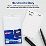 Avery No-Iron Fabric Labels on 4" x 6" Sheets, 1/2" x 1-3/4", White, Non-Printable, 54 Labels/Pack (40720)~#|#~071B803A-5A35-47F9-B3222F339A1BB449_sc7