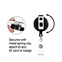 Staples Metal Identification Card Reel, Black, Spring Clip Attachment, Retractable Cord for ID Badges, Durable Everyday Use~#|#~071F3BA4-C8CC-4D8C-AA00AEF246040BCD_sc7