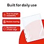 Staples Sheet Protectors, Clear, 100-Pack, Top-Loading, 3-Hole Punched, Letter Size Page Protectors for Binders~#|#~07242D1F-06DD-47BC-9B101AFA53BC85B6_sc7