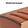 Staples Heavy Duty Reinforced Expanding Wallet, Flap & Cord Closure, Letter Size, Brown (ST595372)~#|#~0724E414-67FE-4741-877F9E80738195A3_sc7