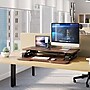 Mount-It! 38"W Rectangular Adjustable Mixed Materials Standing Desk Converter, Dark Walnut Woodgrain (MI-15006)~#|#~0731A4A9-4EF4-4946-B24F2A1A8BBEC256_sc7