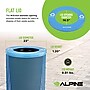 Alpine Industries 4460 Steel Mesh Outdoor Recycling Bin, 36 Gallon, Blue (ALP4460-01-C)~#|#~0732B45E-AB6B-470B-A1C9A746168430CA_sc7