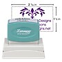 Xstamper 2.5"W Custom Pre-Inked Stamp, Assorted Ink, Each (N16)~#|#~07381D51-F141-43BC-9AFE7779575B21D7_sc7