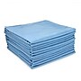 Hospeco Microfiber Suede Cleaning Cloths, 16" x 16", Blue, 12 Cloths/Pack, 18 Packs/Carton (MFCSU2001616BL)~#|#~073D0EAD-0E75-4373-83869D06123B22B9_sc7